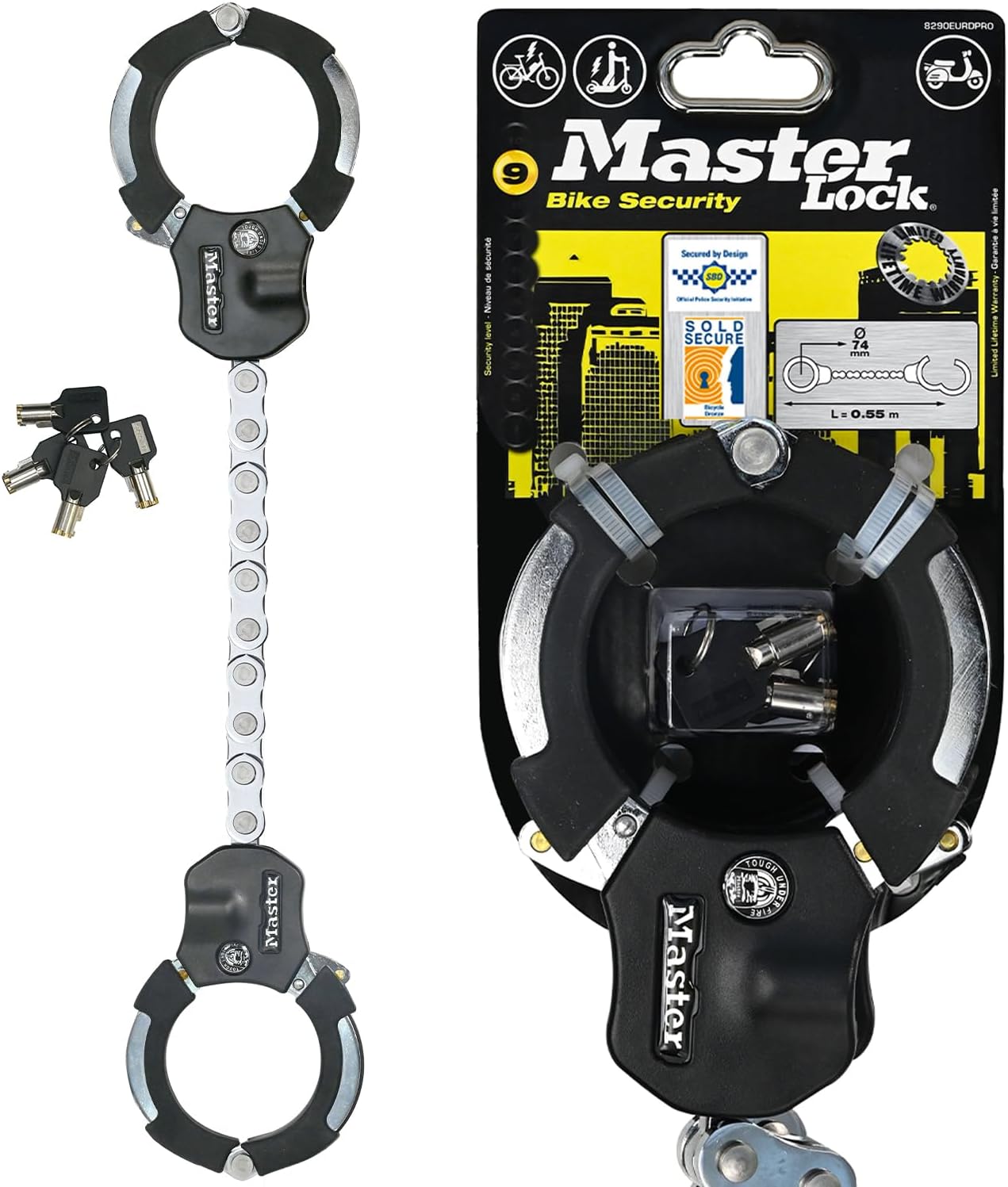 Street Cuff 8290, Zertifiziertes Manschettenschloss