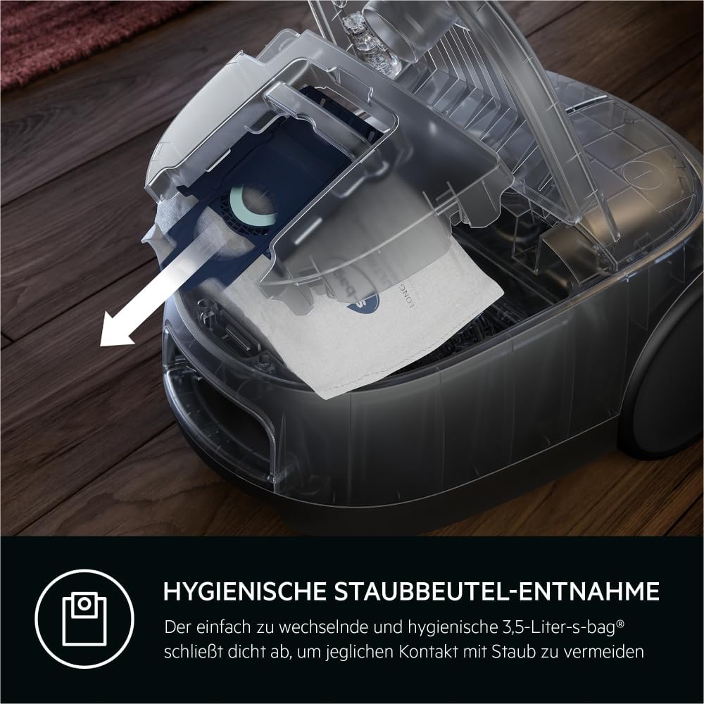 Staubsauger AB61C2DB mit Beutel (inkl. Zusatzdüsen), Blau