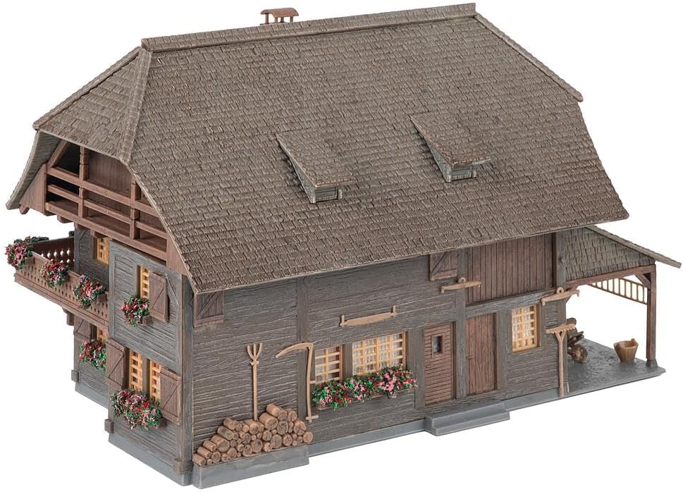 Jubiläumsmodell Uhrenmacherhaus mit Figur