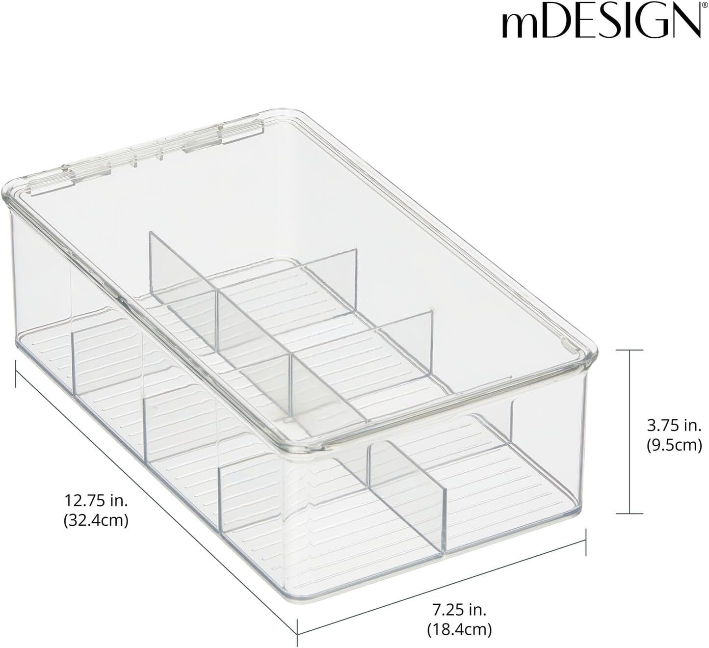 Küchen-Organizer Teebox-Set (2 Stück, 8 Fächer)