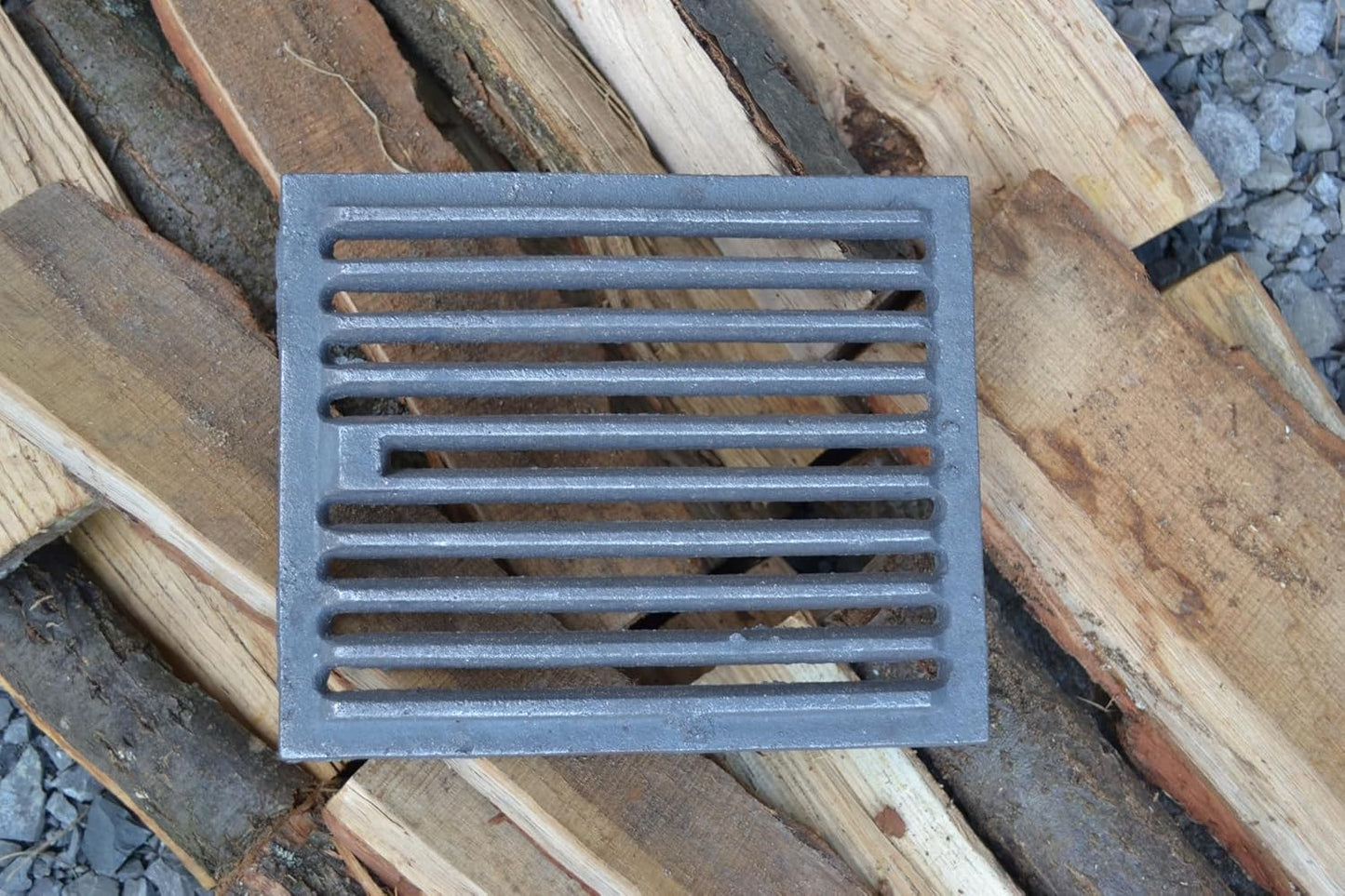 Ofenrost, Gusseisen 22,7 x 18,8 cm