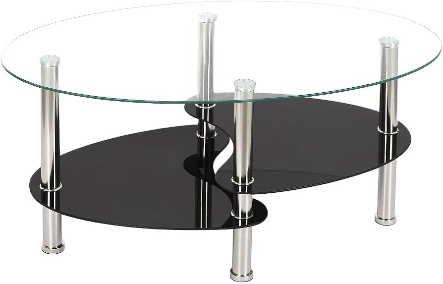 Ovaler Couchtisch