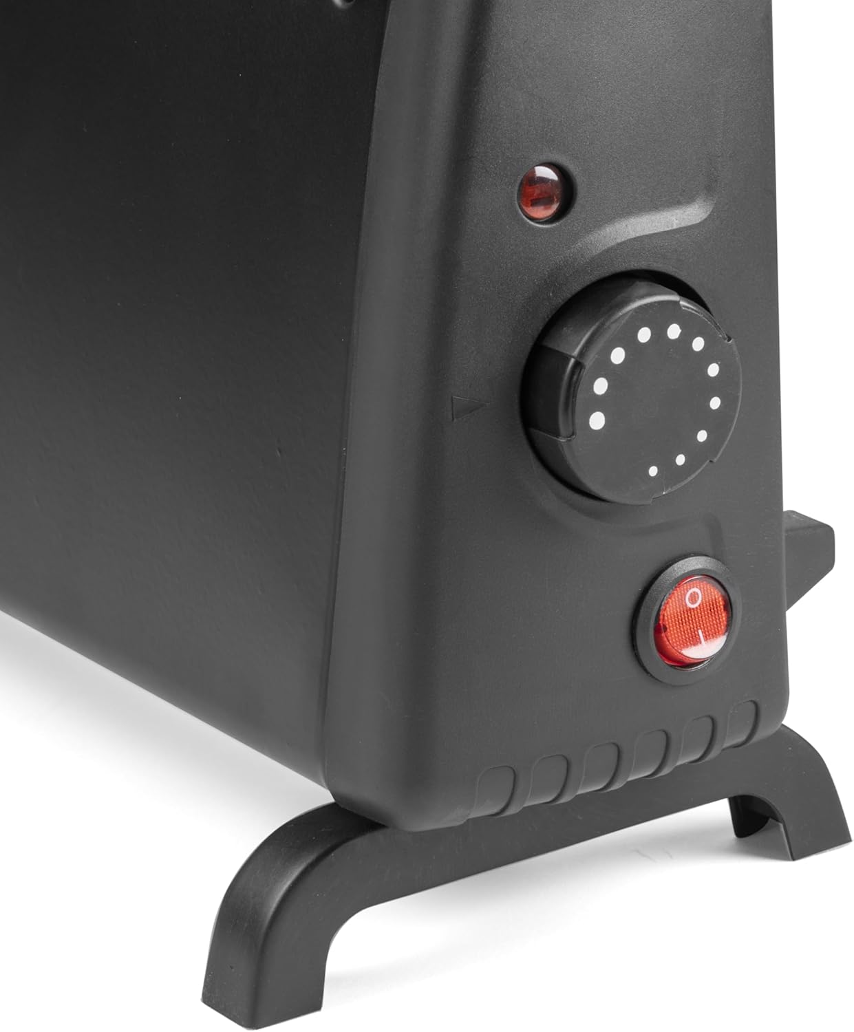 Elektrischer Frostwächter mit Thermostat, Schwarz