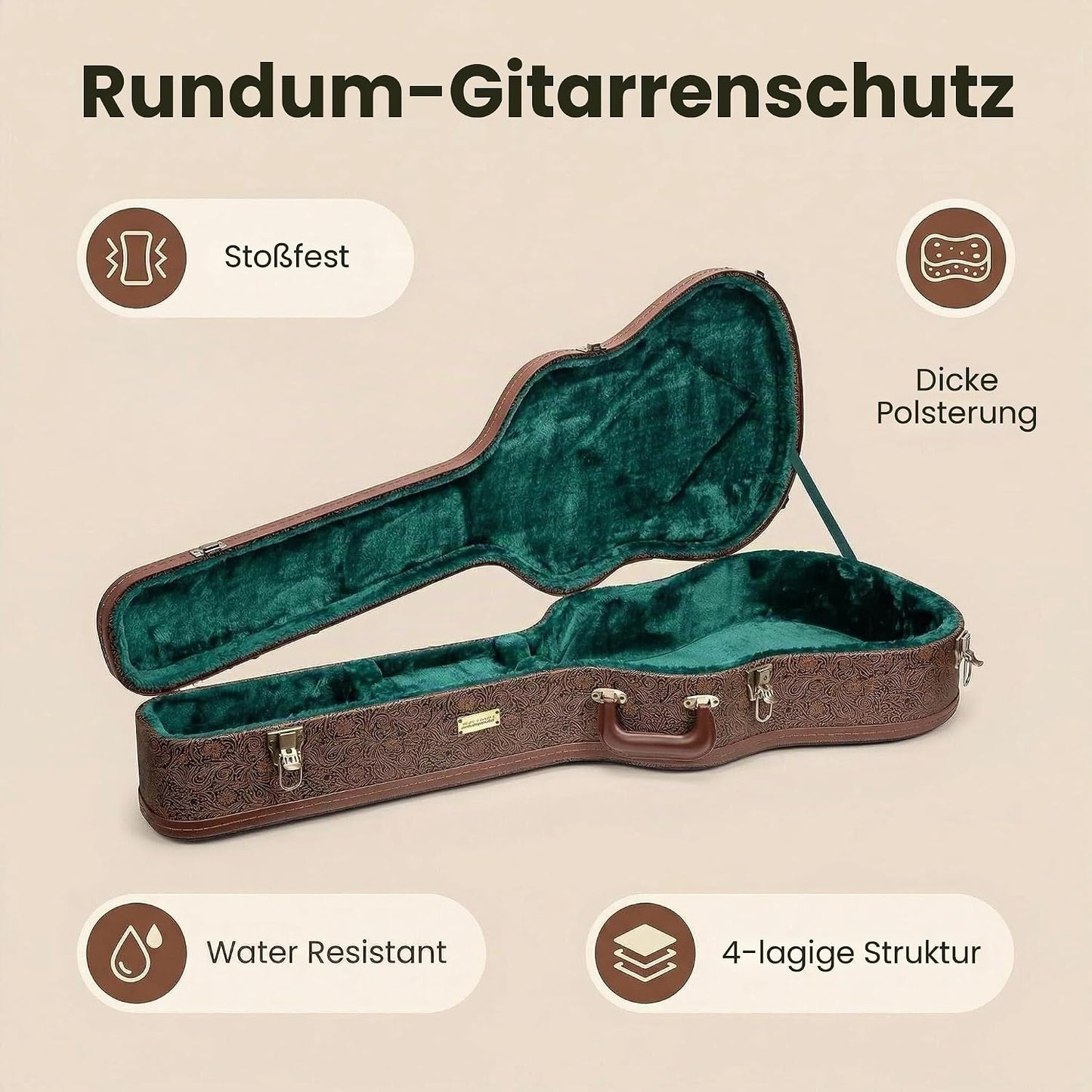 Etui für Akustikgitarren