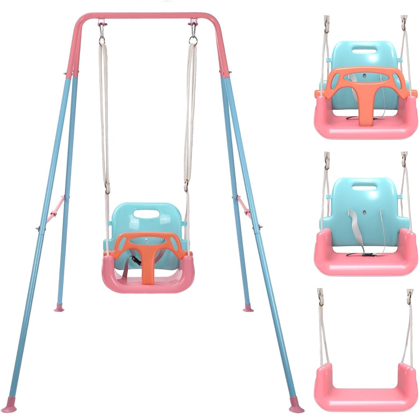 3-in-1 Babyschaukel, Pink