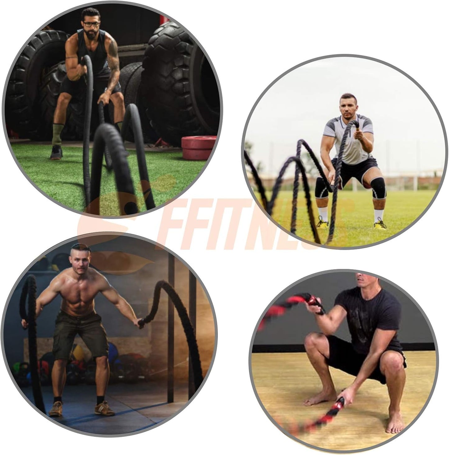 Fitnessseil 9 m für Crossfit und Krafttraining