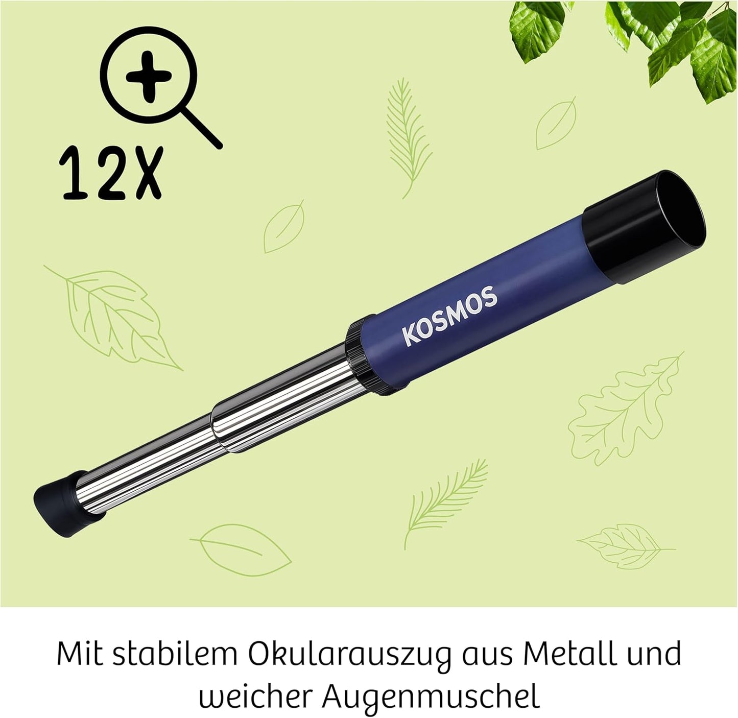 Kinder-Fernrohr mit 12-facher Vergrösserung, multilingual_Telescope