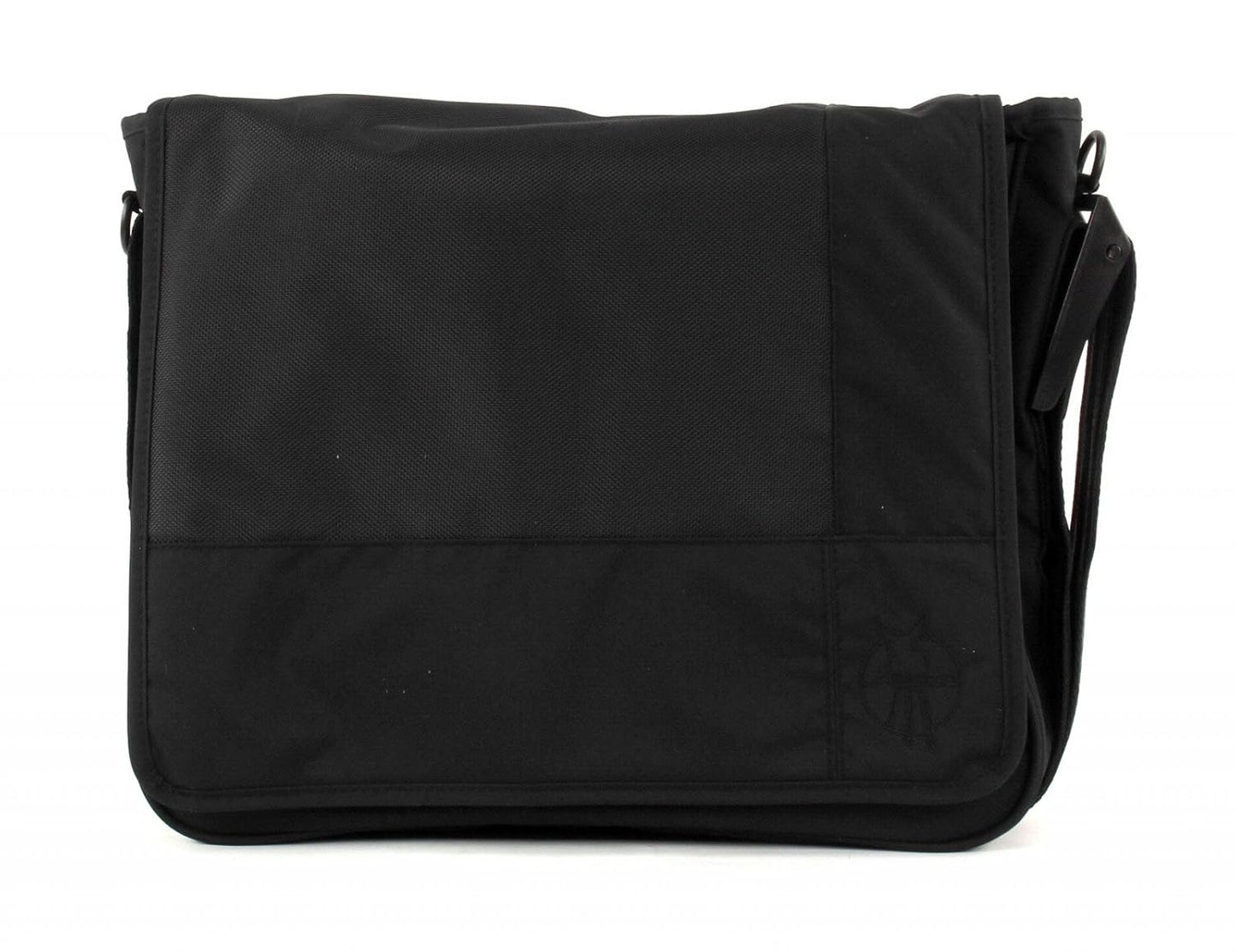Casual Messenger Bag, Patchwork Schwarz