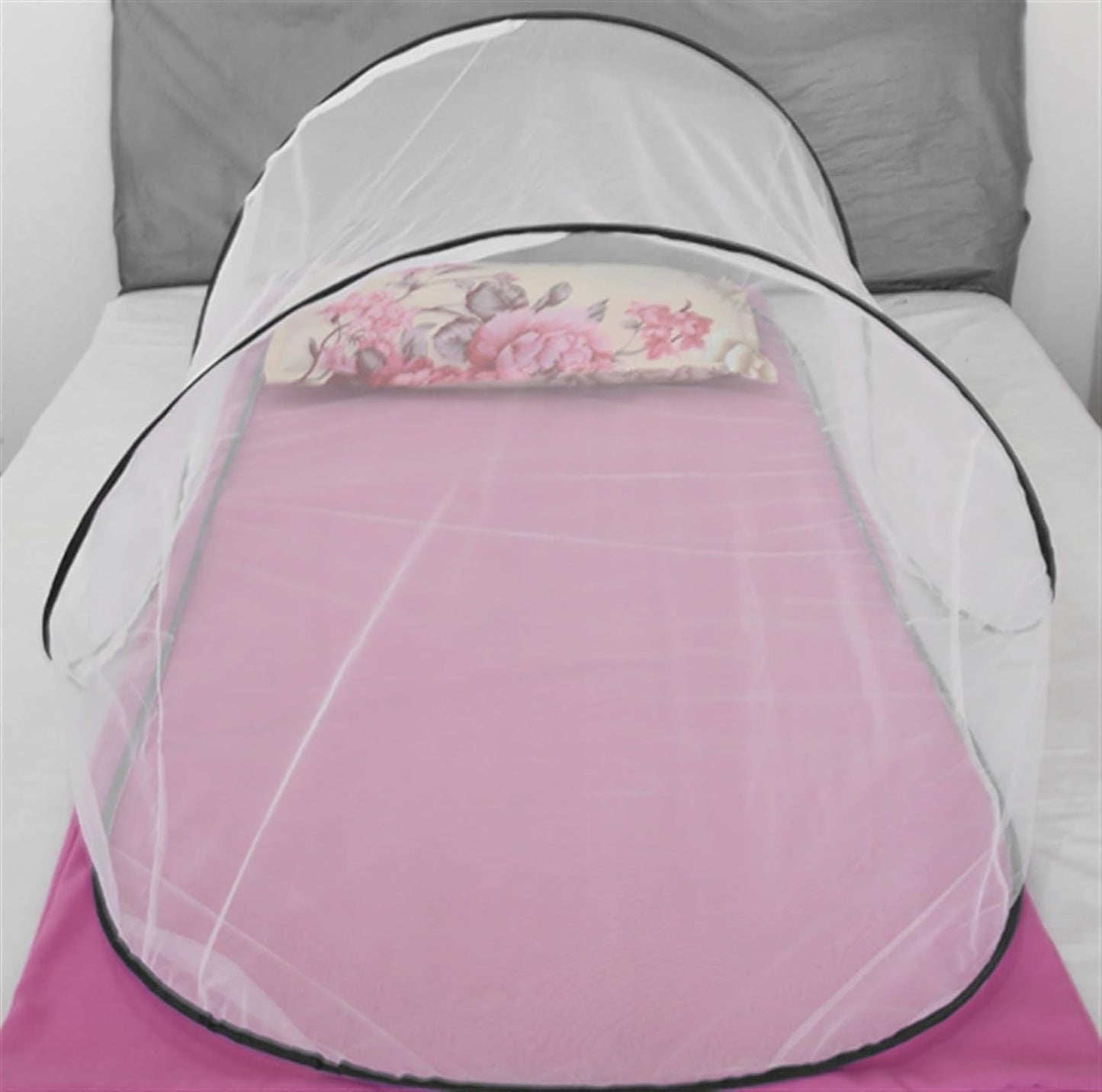 Ultraleichtes Pop-Up-Moskitonetz für Camping, 35*33cm Schwarz