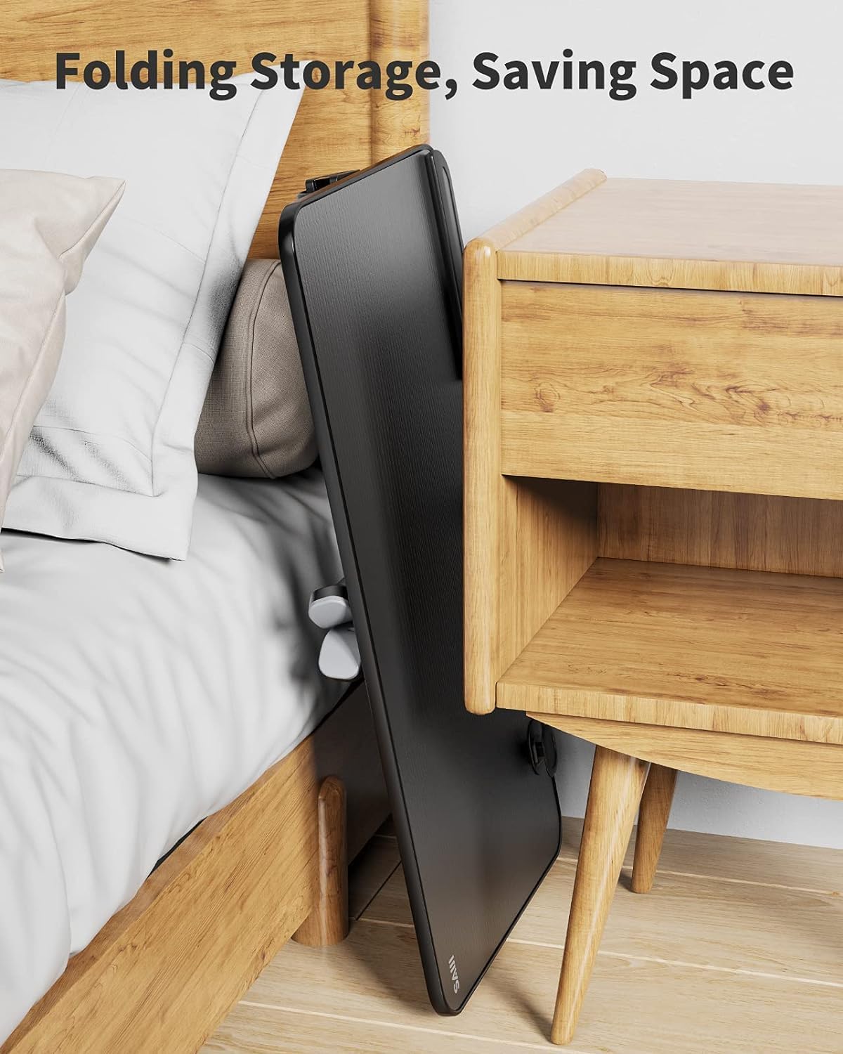 Höhenverstellbarer Lapdesk, Schwarz 52*30 cm