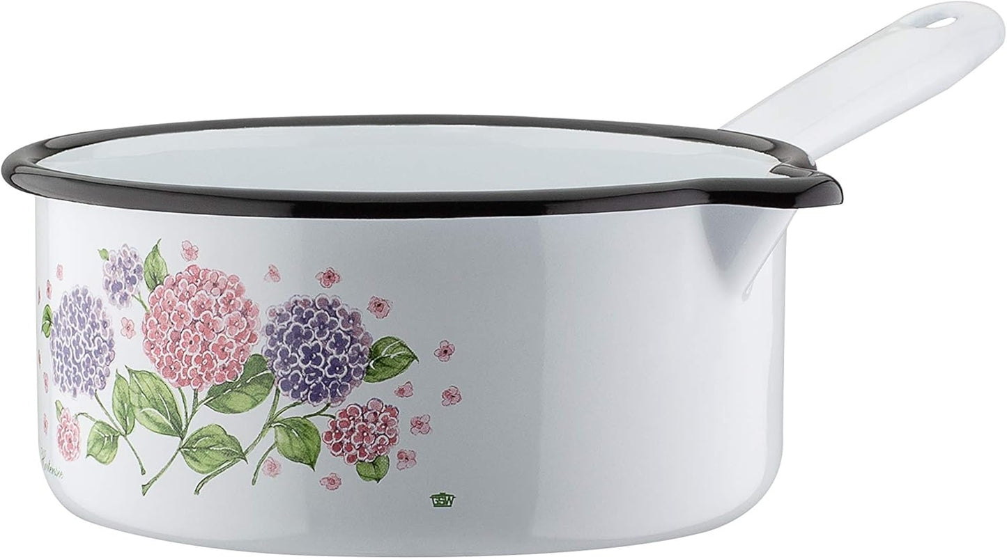 7-teiliges Kochtopf-Set Hortensie, Induktionsherdgeeignet