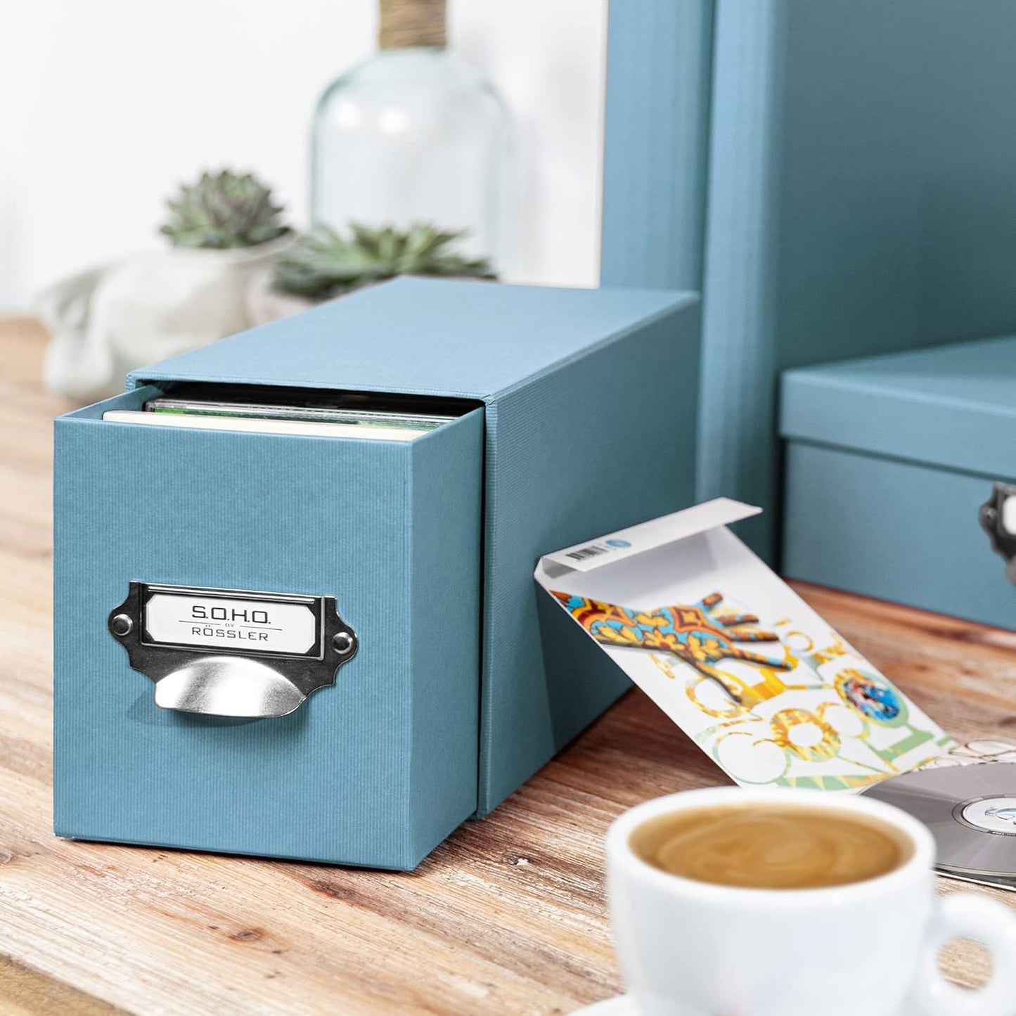 Soho CD-Schubladenbox, Denim