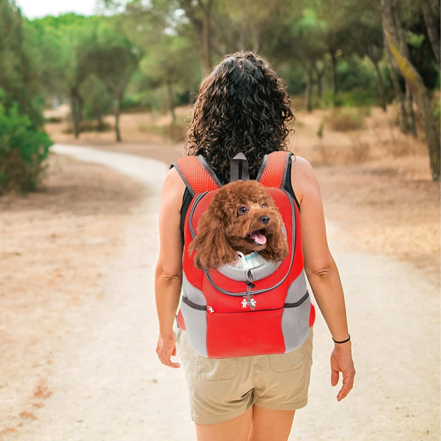 Haustier-Rucksack bis 4,4 kg, L bis zu 4,4 kg Orange