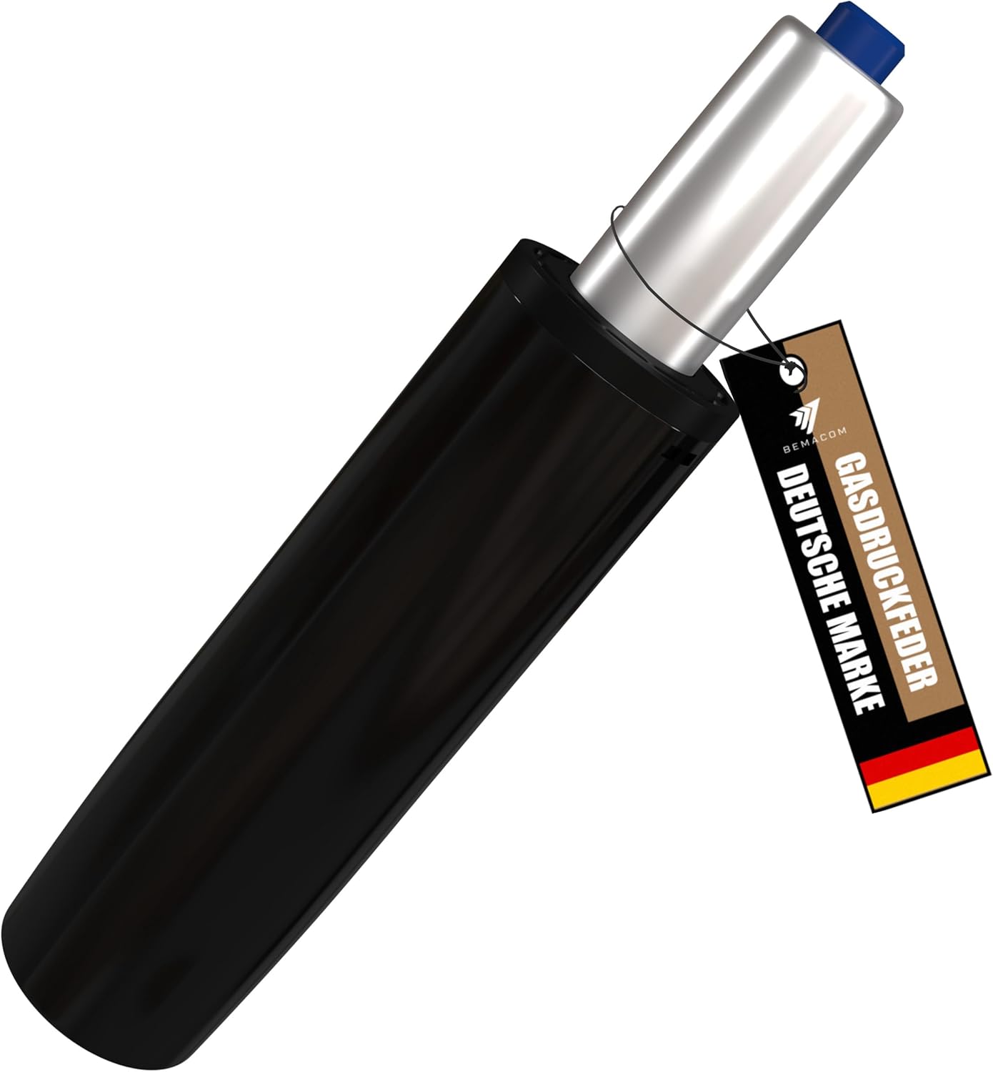 Gaslift für Bürostuhl und Barhocker, 430 mm Gesamtlänge Schwarz