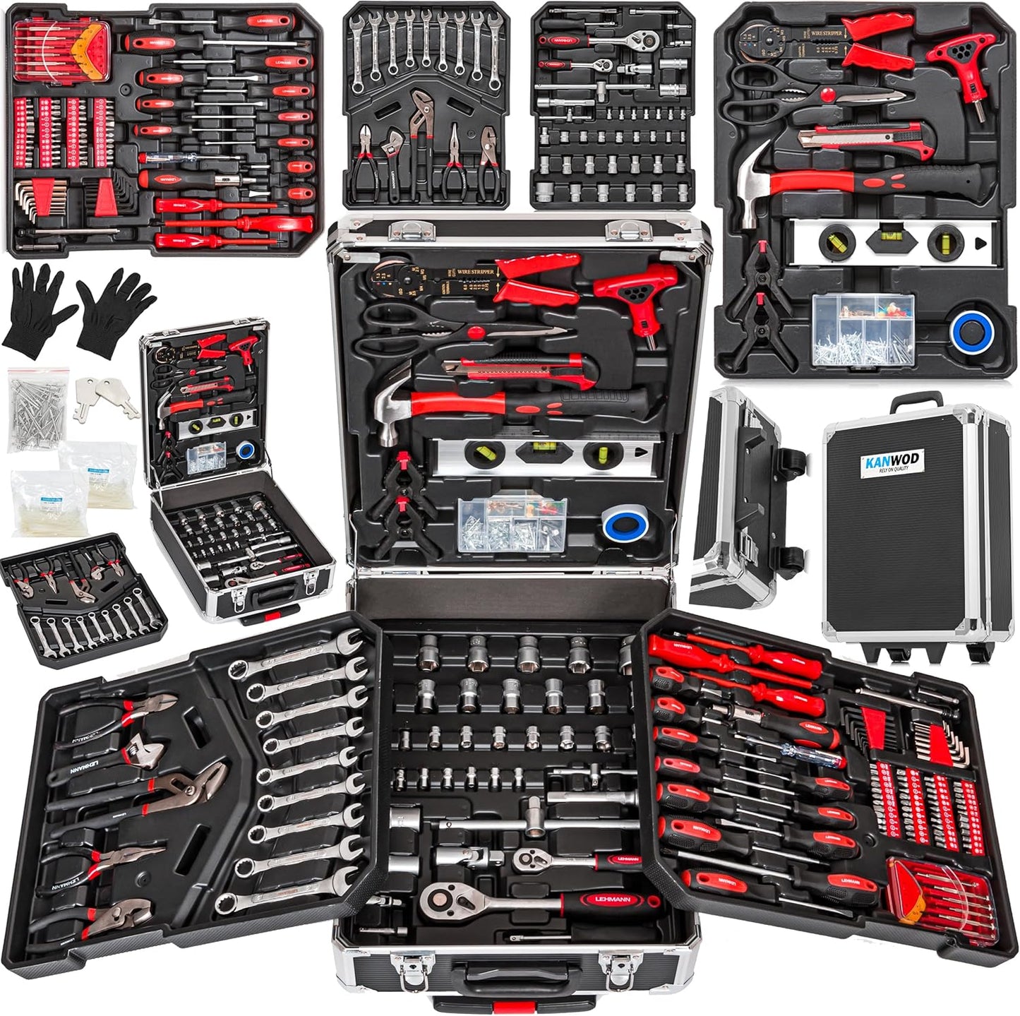 Werkzeugkoffer Trolley-Set (1000 tlg.)