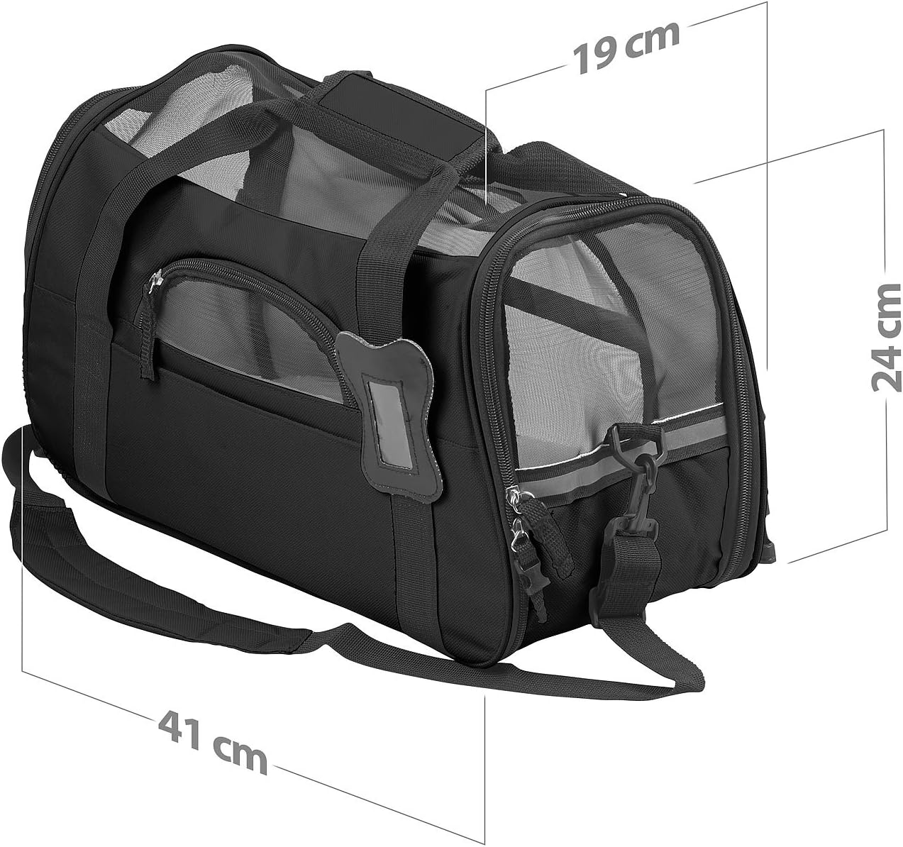 Transporttasche, L 41 x B 19 x H 24 cm