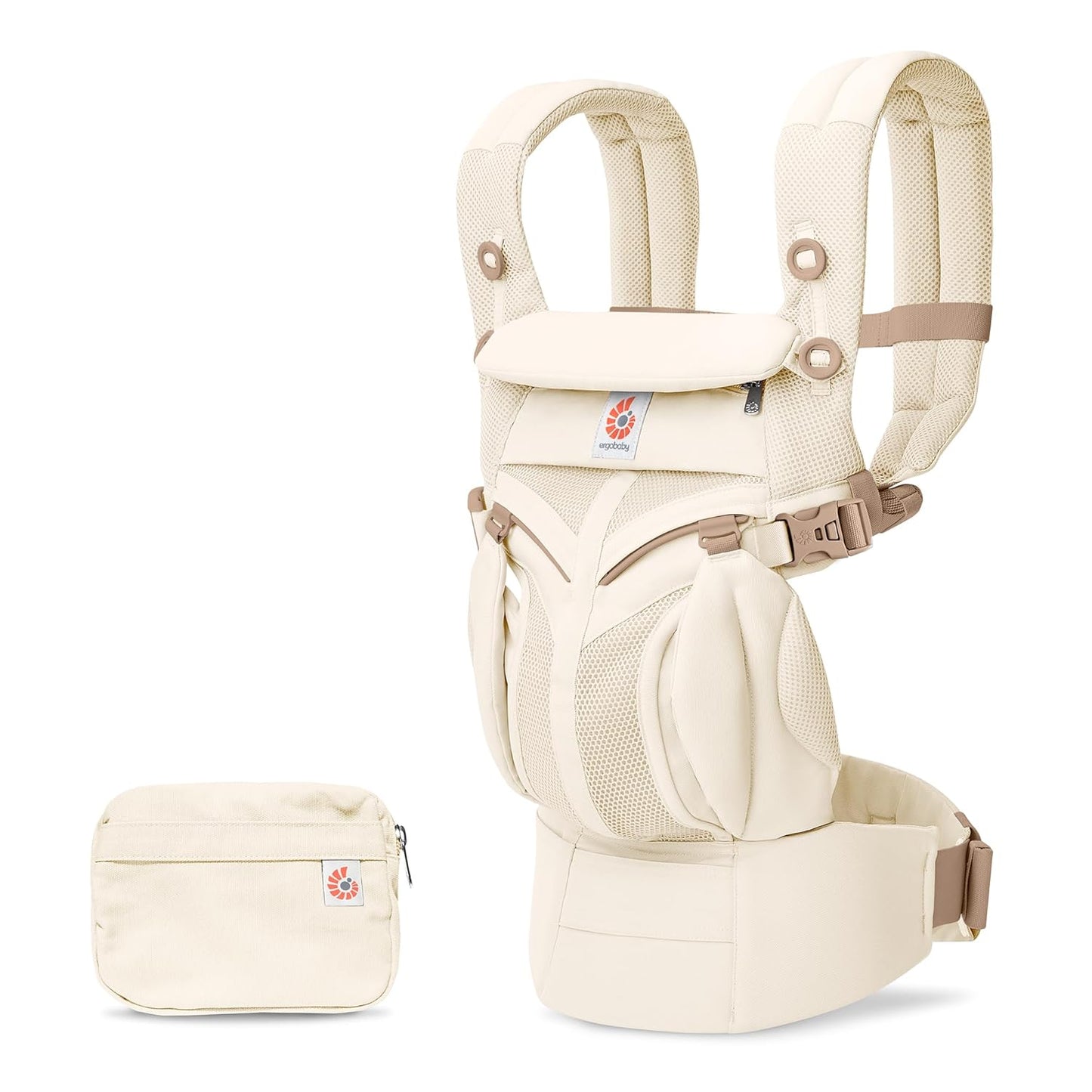 Babytrage für Neugeborene Omni Classic Mesh, Cool Air Mesh Luminous Ivory