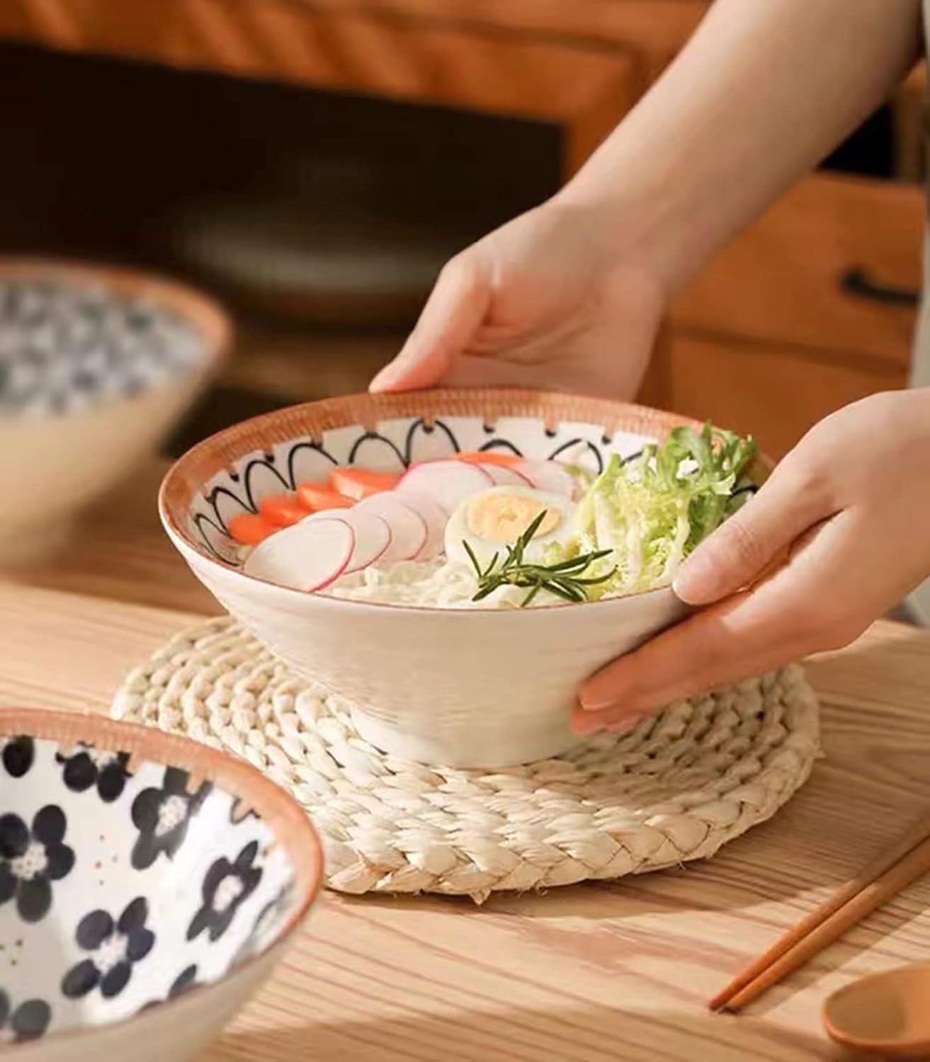6-teiliges Ramen-Schüssel-Set, G