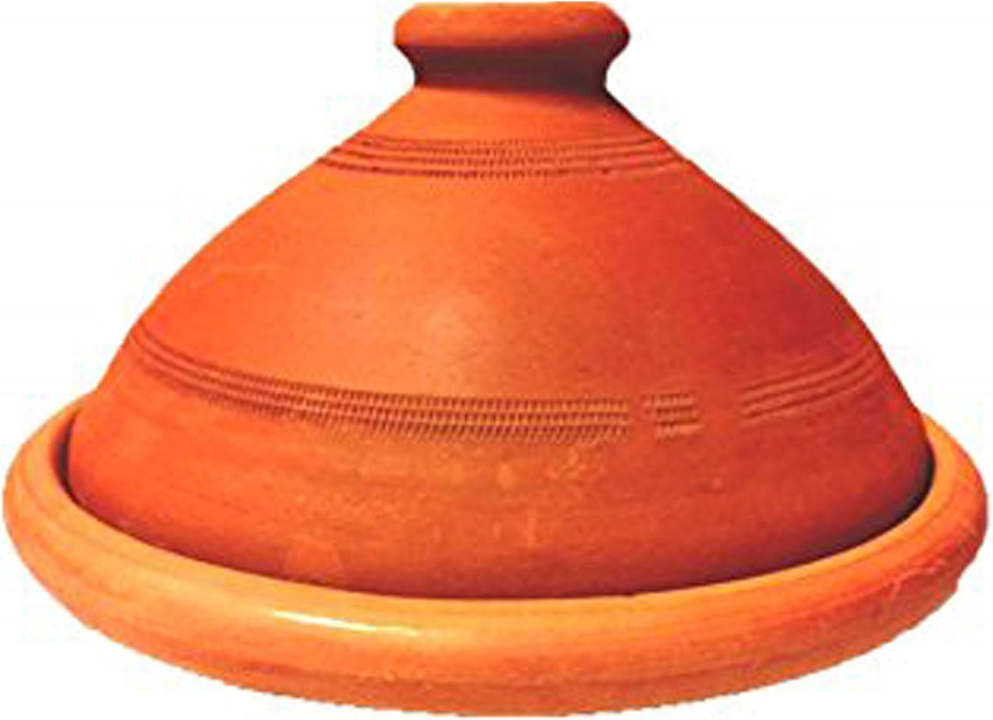 Marokkanischer Tajine-Tontopf (26 cm, handgetöpfert), 26cm
