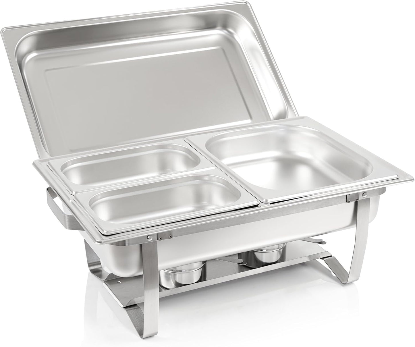 Chafing Dish Set für Buffets, Nancy (1x 1/2 GN + 2X 1/4 GN-Behälter)