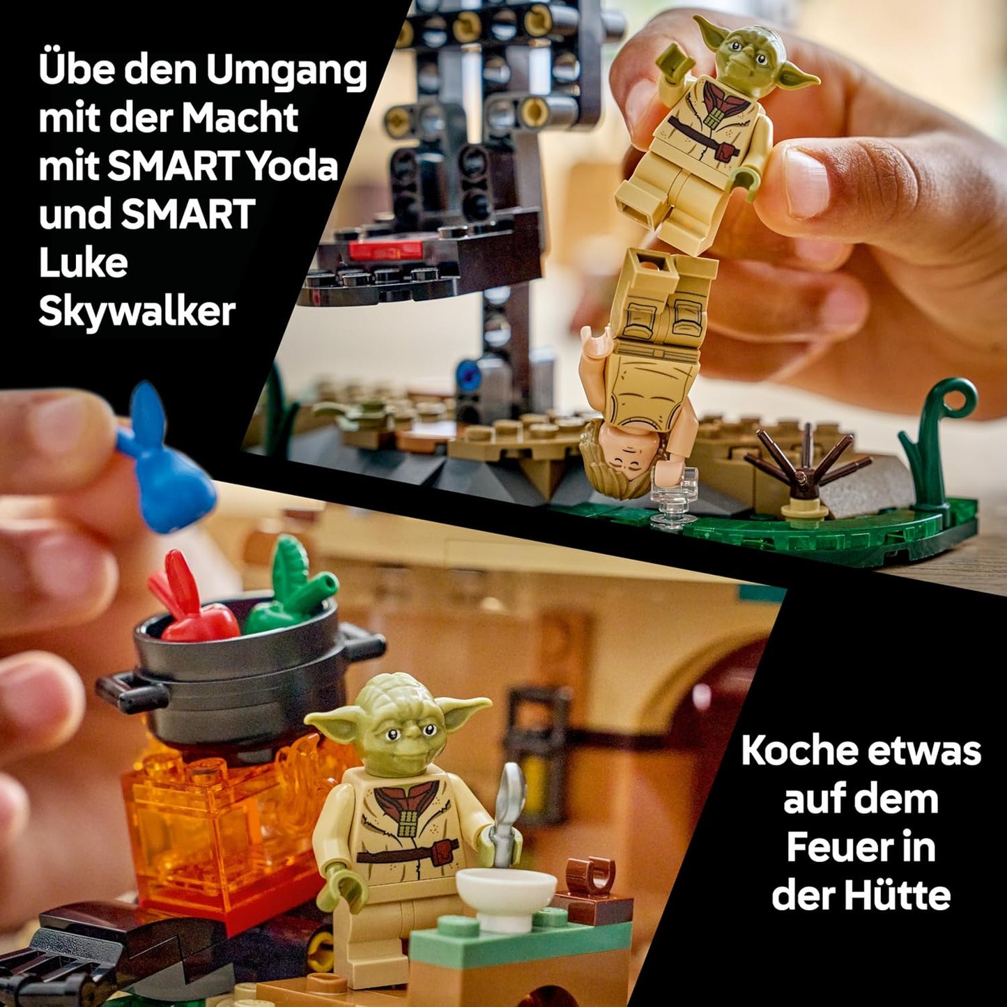 Smart Play: Jedi-Training an Yodas Hütte, Smart Play: Yoda's Hut And Jedi Training 75422