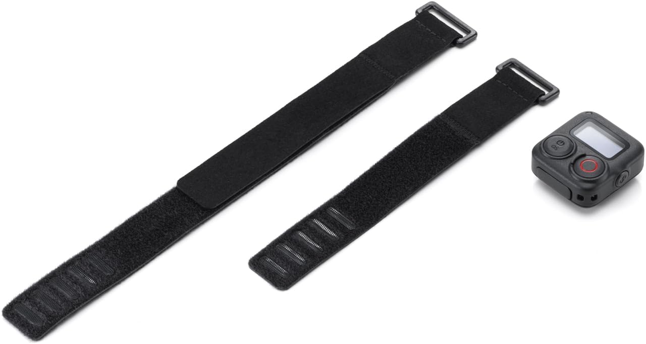 Action-GPS-Bluetooth-Fernsteuerung Kompatibel mit Osmo Action 5 Pro, Schwarz