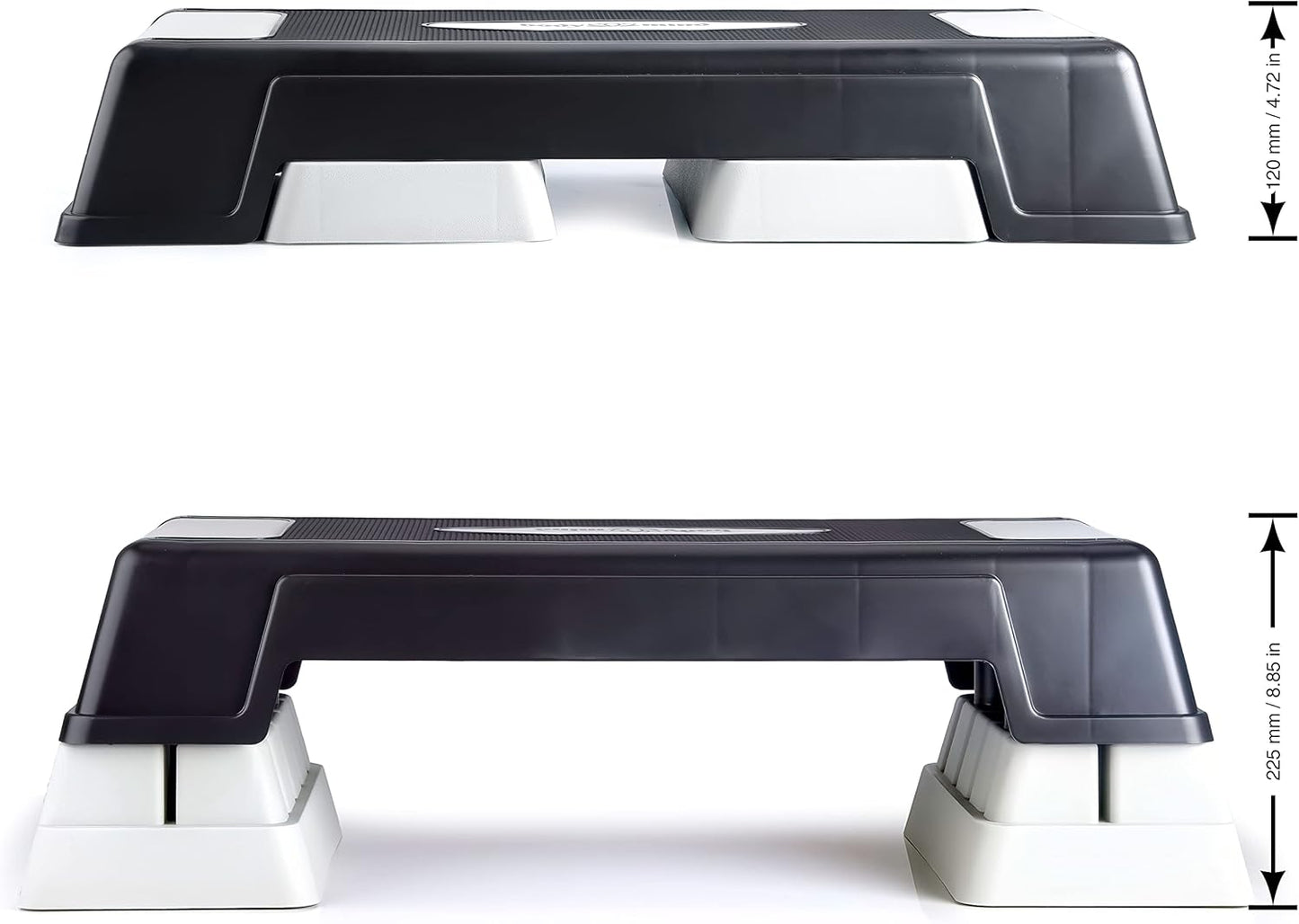 Aerobic Steppbrett mit Anti-Rutsch-Matte, Premium Deluxe Board