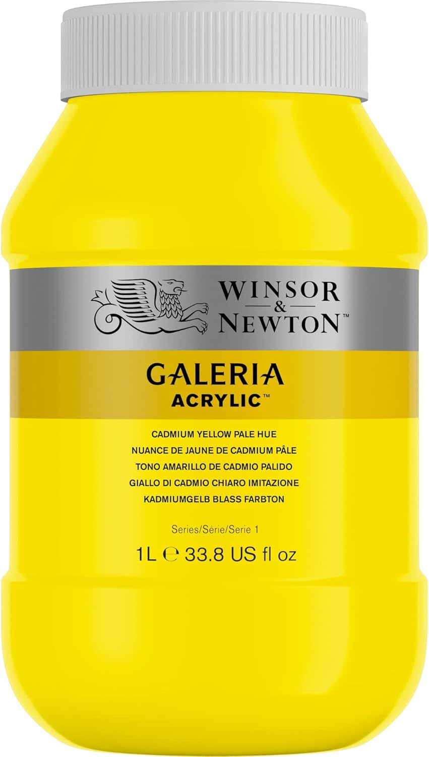 Acrylfarbe Galeria, hohe Pigmentierung, Kadmiumgelb Blass