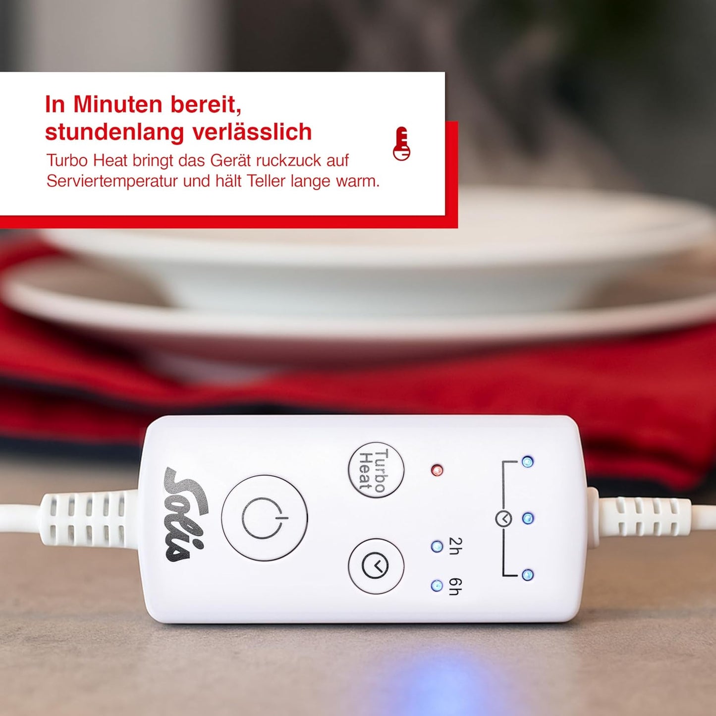 Tellerwärmer Typ 8651 für bis zu 10 Teller