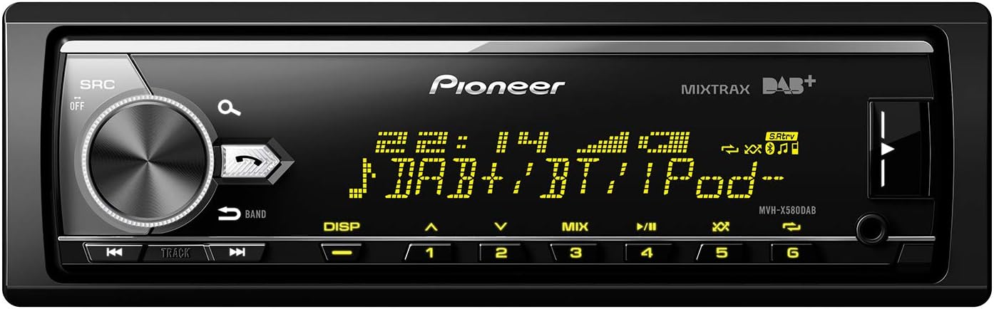 MVH-X580DAB ohne DAB-Antenne, Single