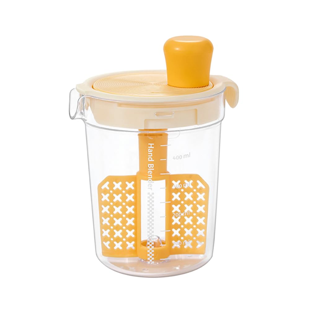 Salatdressing-Mixer, Gelb