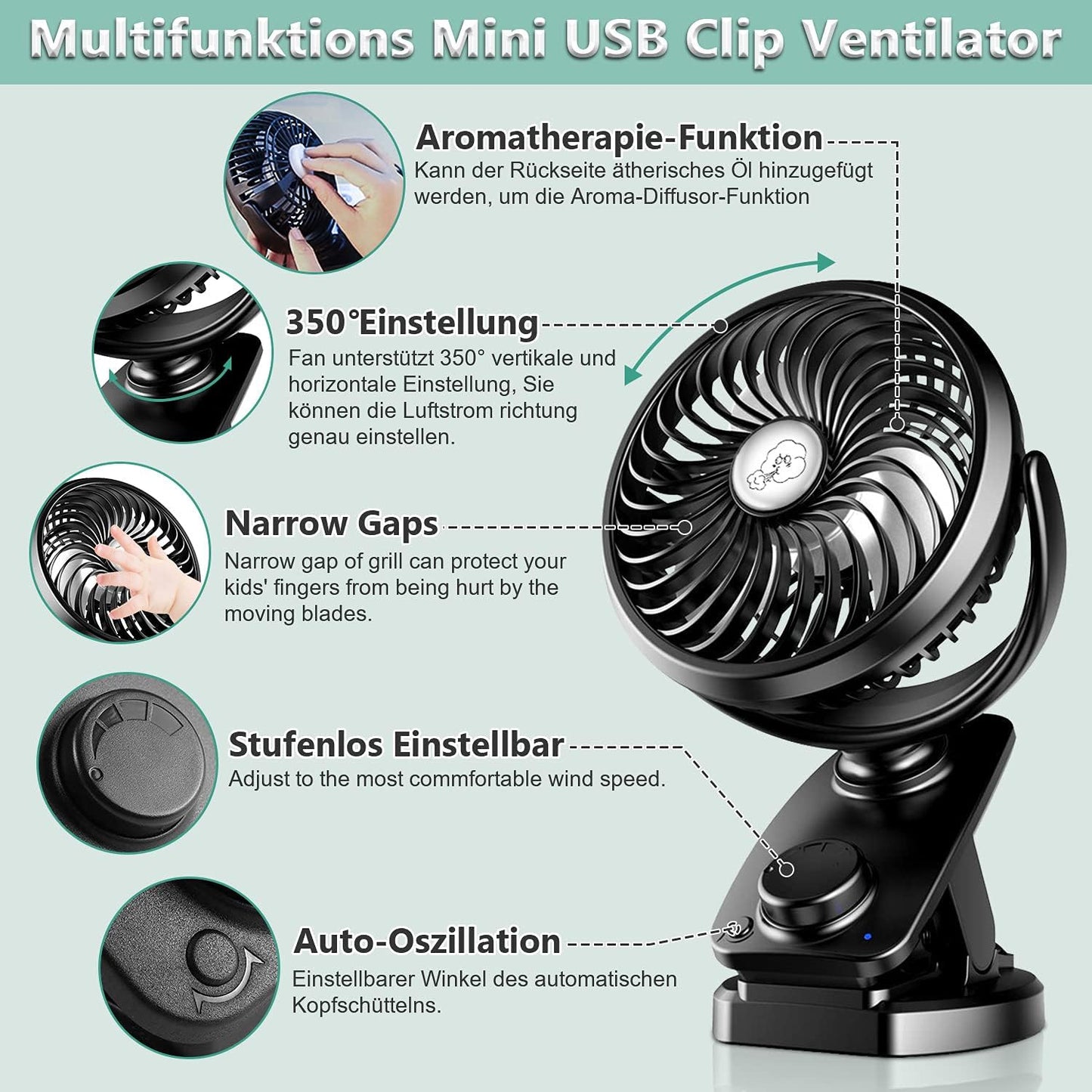 Clip, Schwarz