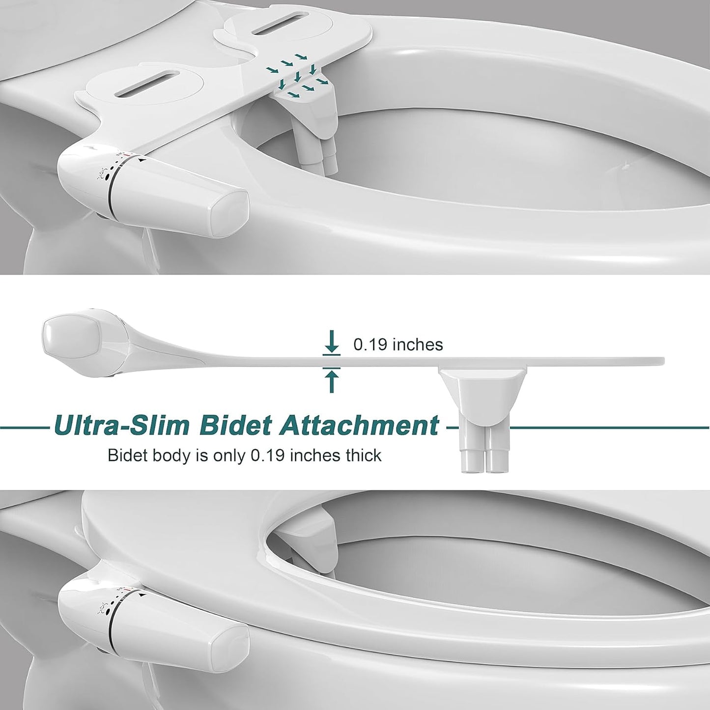 Bidet-Aufsatz für Toilette, Right