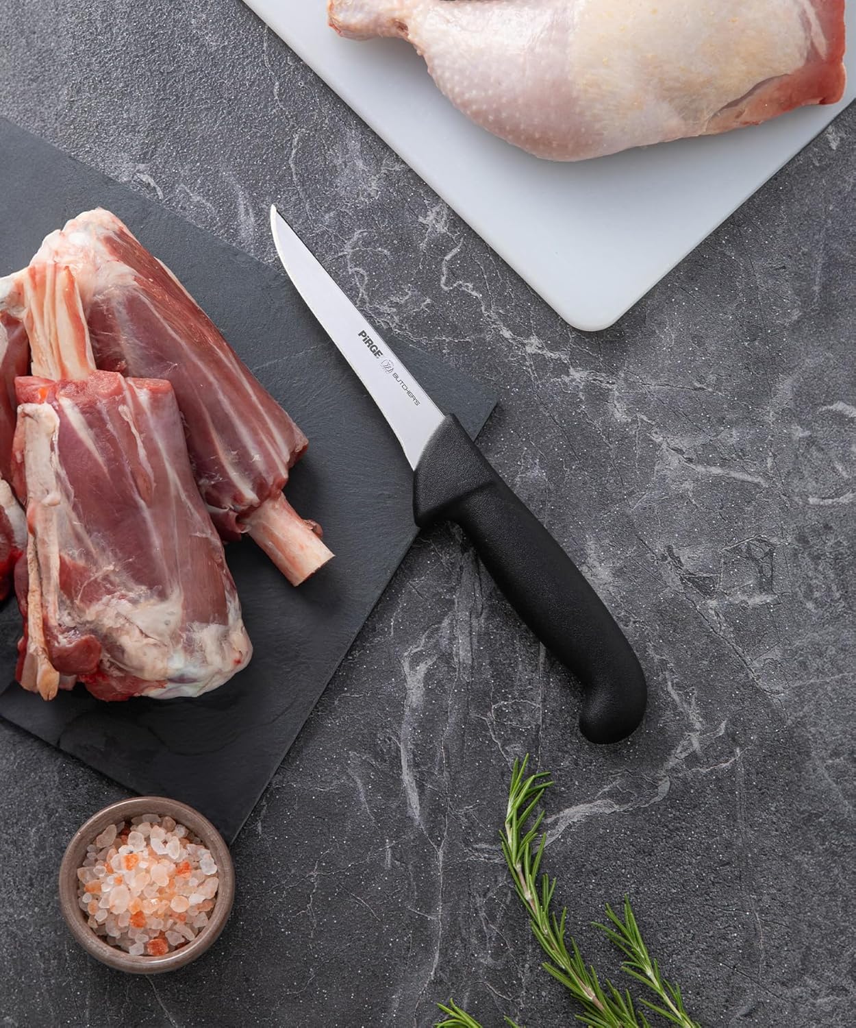 3-teiliges Metzgermesserset mit Tasche, BUTCHER'S 4 Stück
