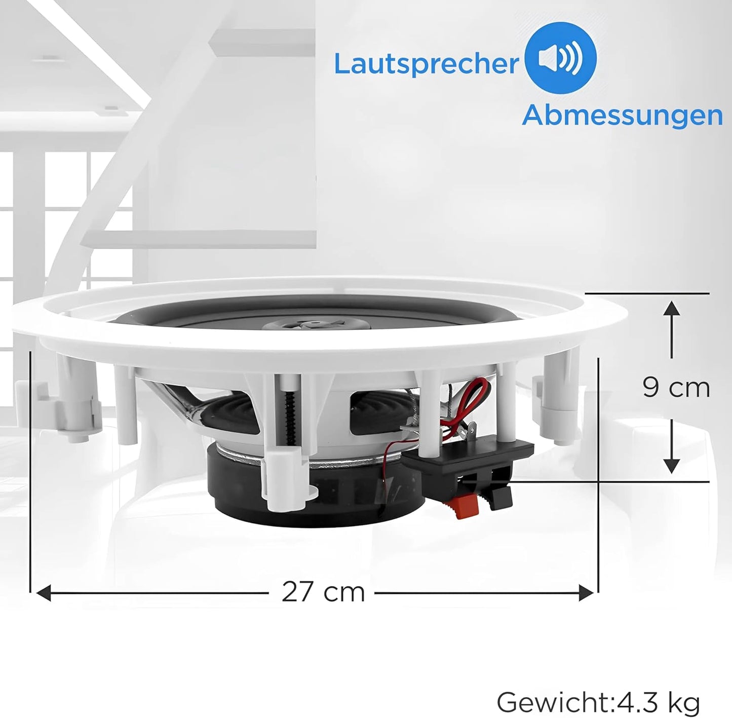 Einbaulautsprecher, 150W 8" (20 cm)