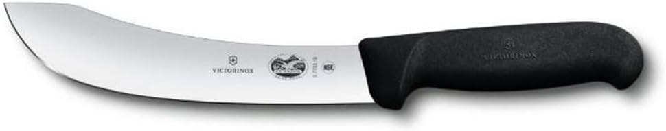 Fibrox Schlachtmesser, 18 cm Schwarz