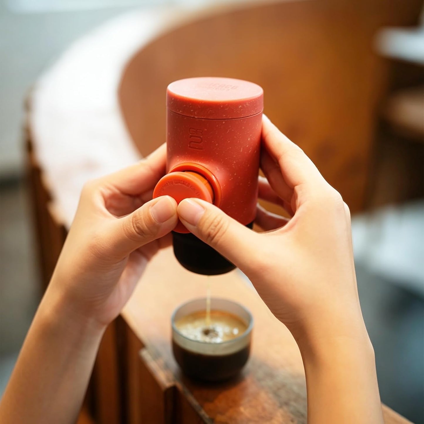 Reisekaffeemaschine, Kupferton