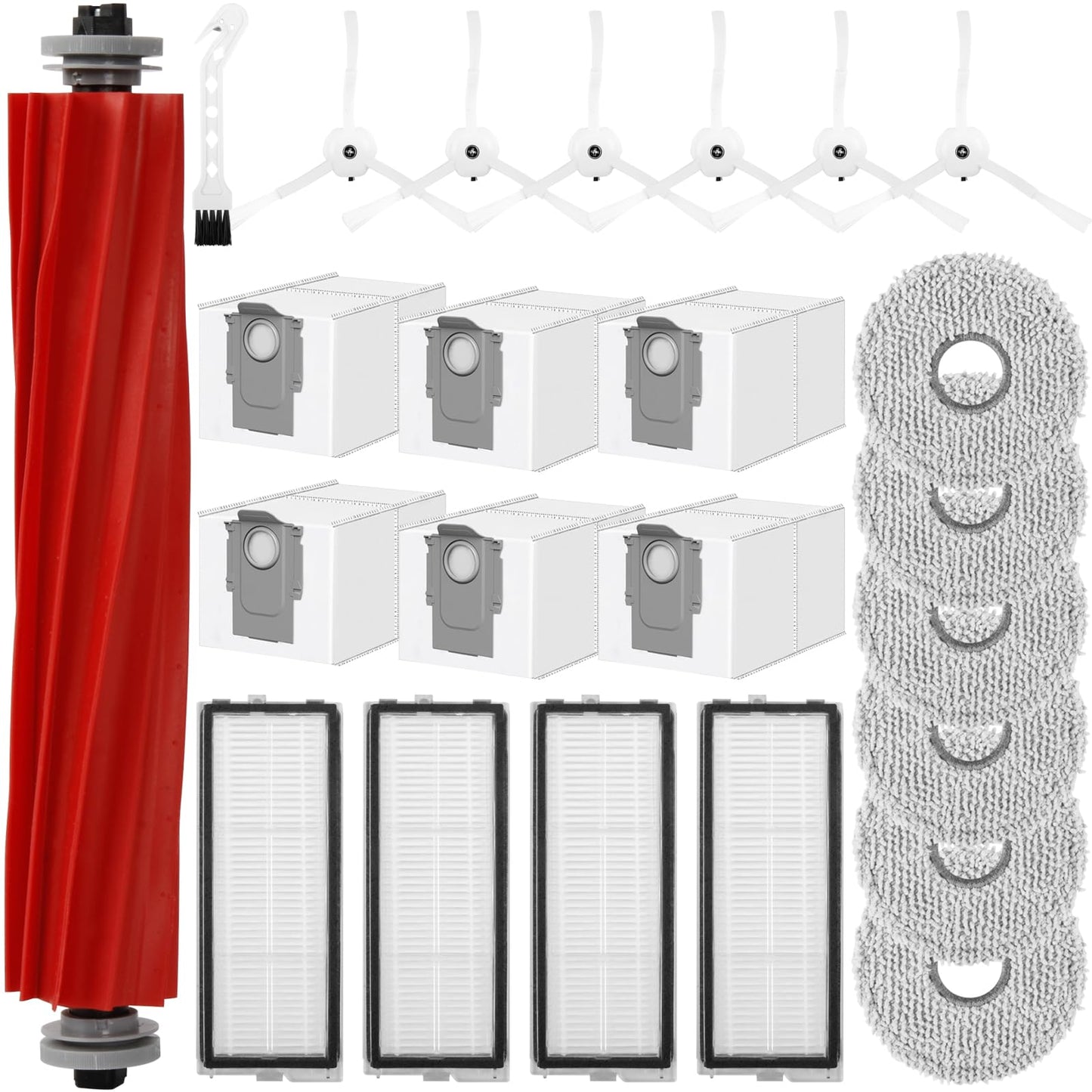 Zubehörset für Roborock Qrevo Pro/Qrevo S/Qrevo Maxv, Für Roborock Qrevo Pro/Qrevo S/Qrevo Maxv