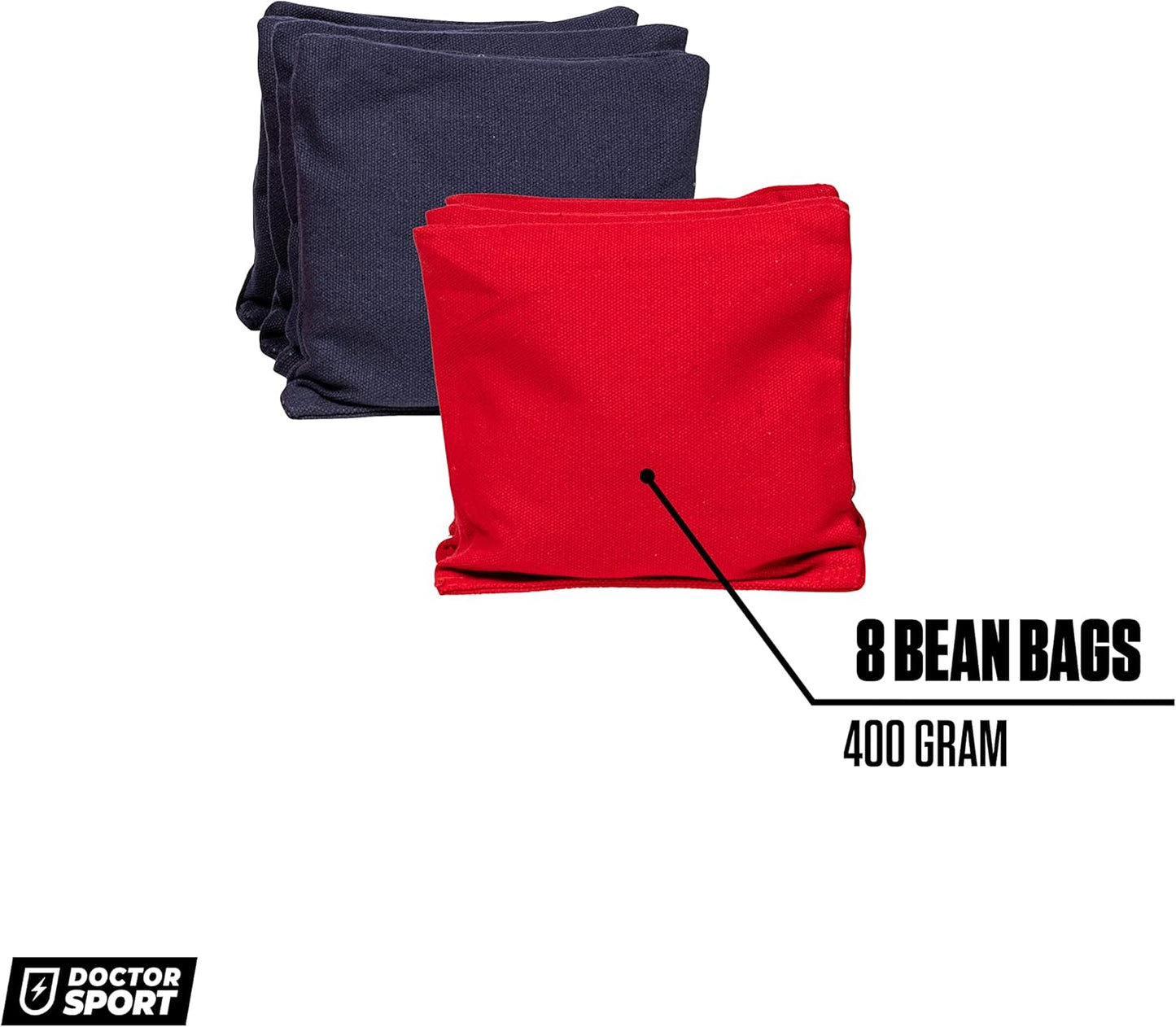 Cornhole-Set (1 Brett, 8 Bean Bags), 1 Brett - 8 Bean Bags