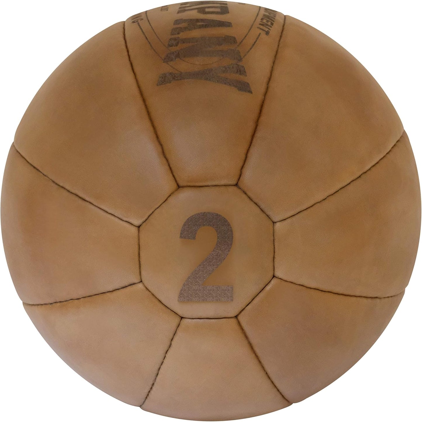 Vintage Medizinball, 2 kg Braun