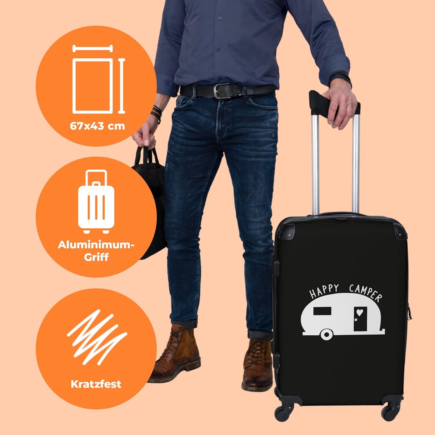 Grosser Trolley Rollkoffer