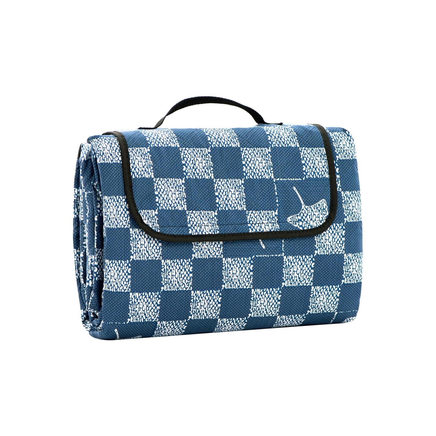 Faltbare Outdoor-Picknickdecke, 200 x 200 cm (Rechteckig) Jeansblau