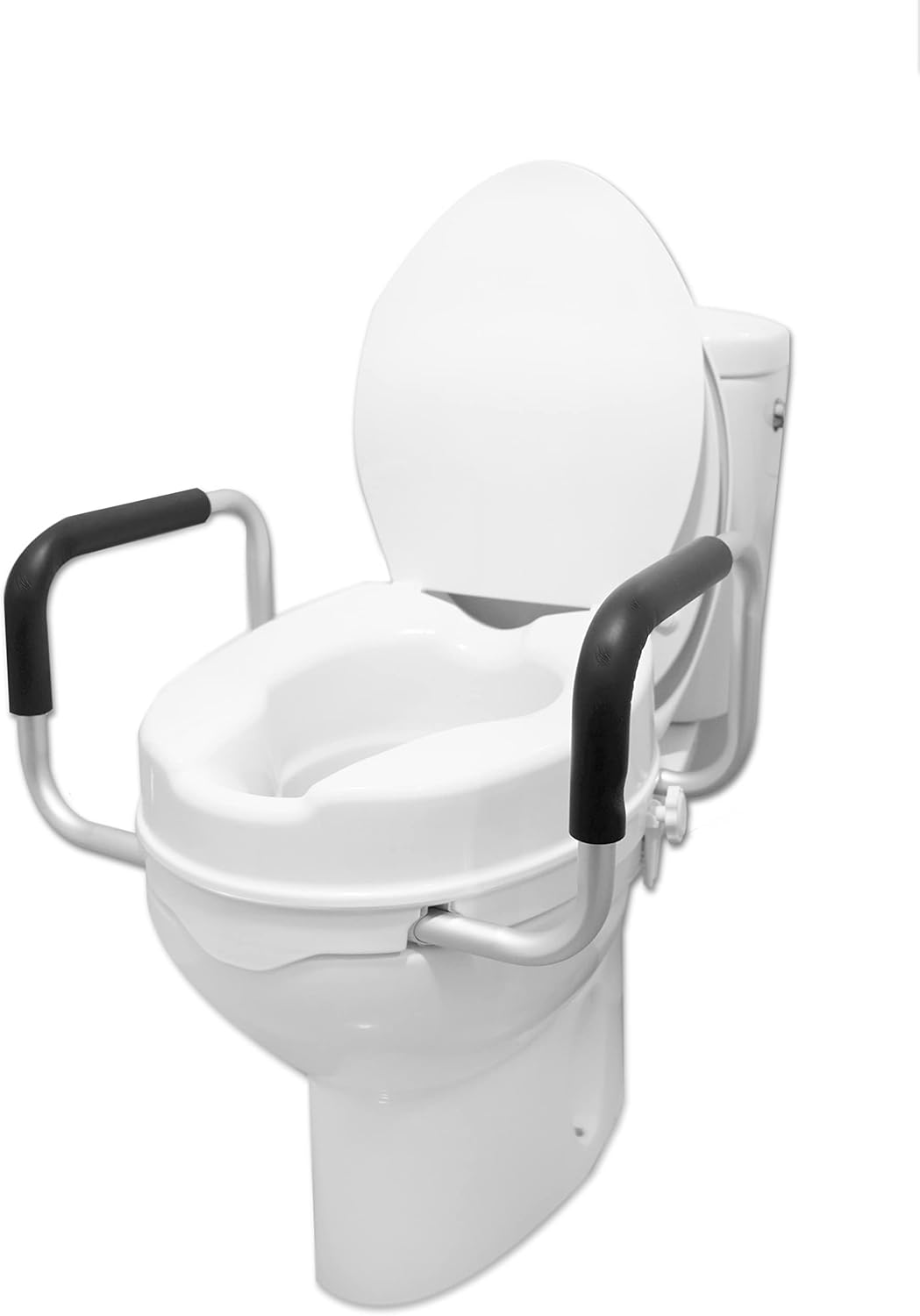 Toilettensitzerhöhung mit Armlehnen