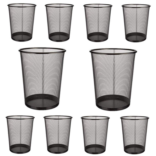 10er-Set Papierkorb, 27 x 24 cm | 10 L