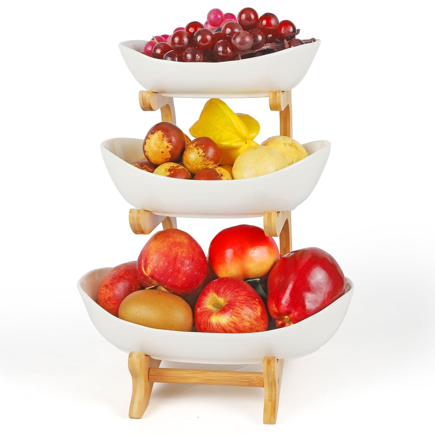 Mehrstöckige Etagere für Obst und Snacks