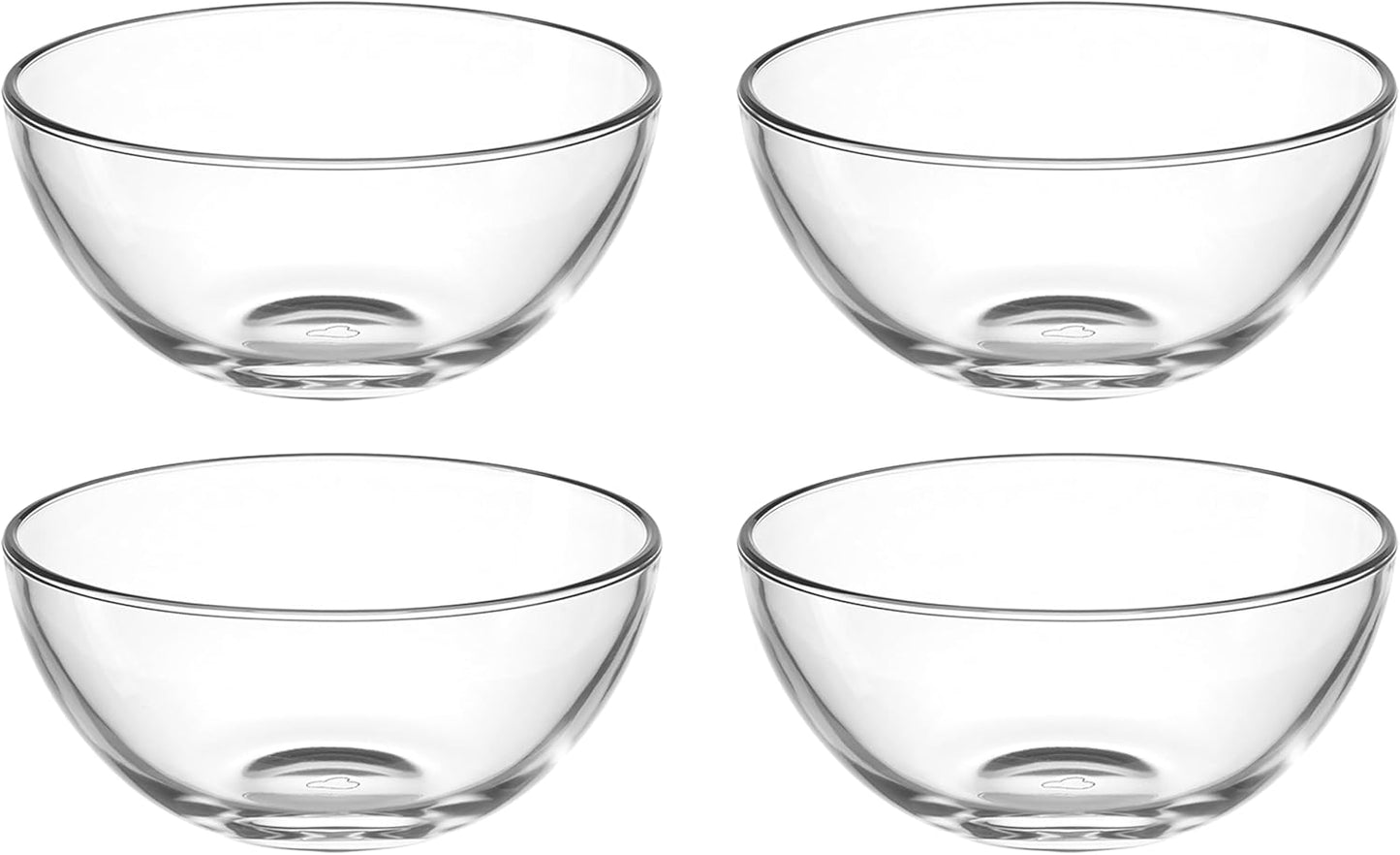 Cucina Schalenset, Glatt 4 Pieces | Height 6.5 cm