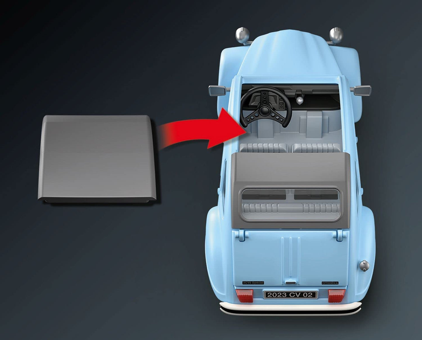 70640 Citroën 2CV, Konstruktionsspielzeug