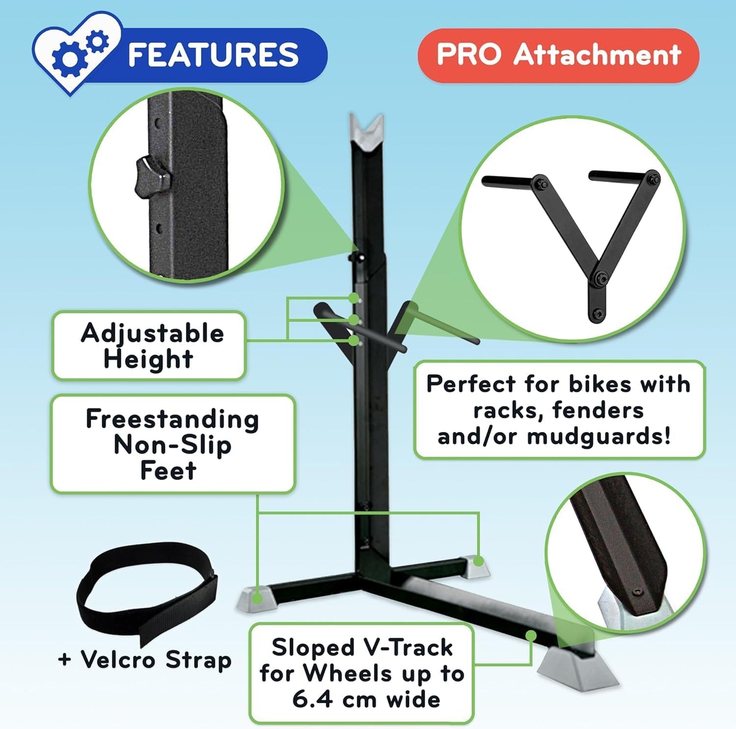 2 x vertikale Veloständer Bike Nook Pro, 2 Pack / Bike Nook Pro