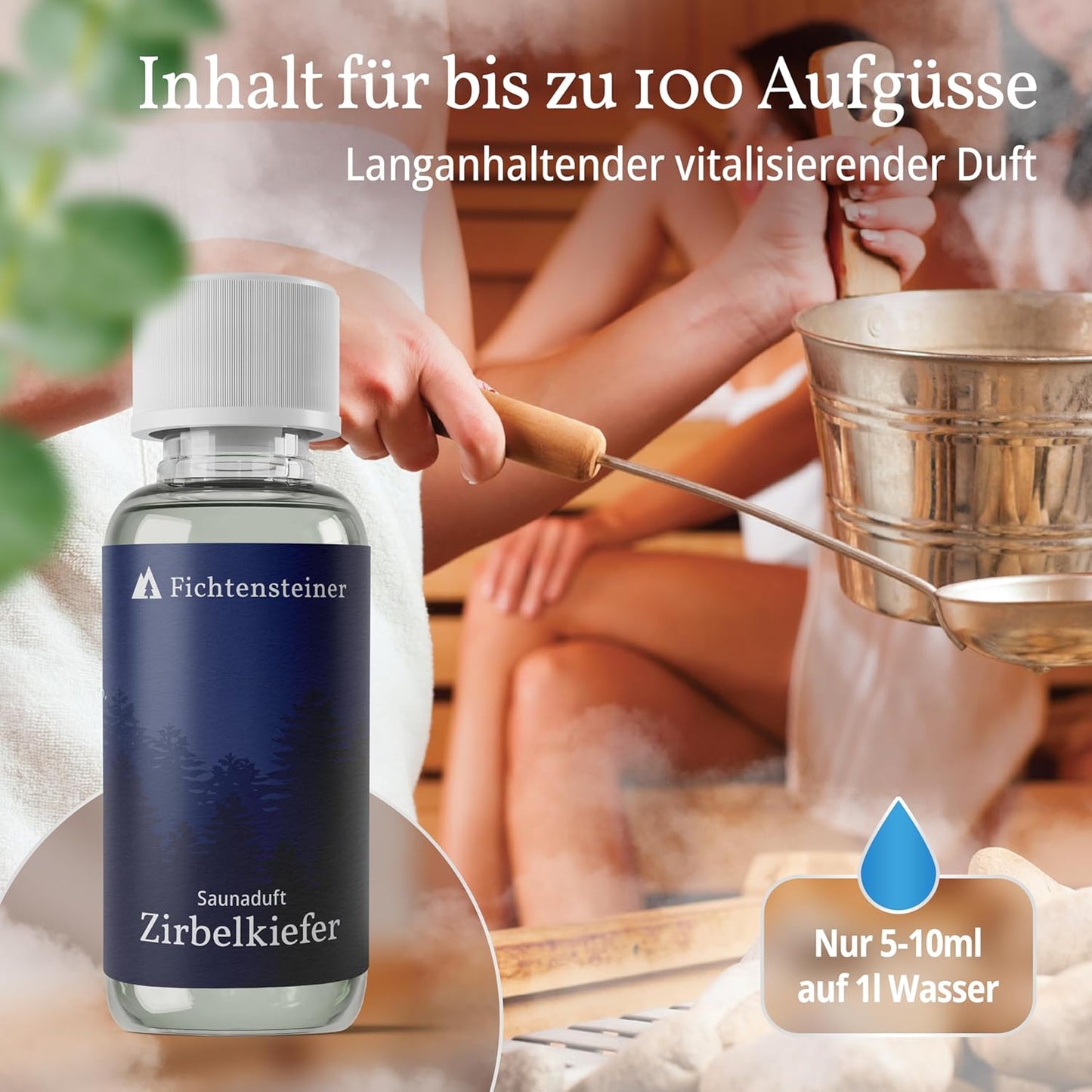Saunaaufguss Konzentrat Zirbelkiefer 100 ml, Zirbelkiefer