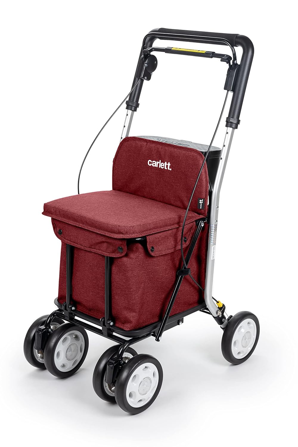 Lett800 Comfort Move Einkaufstrolley, Rot